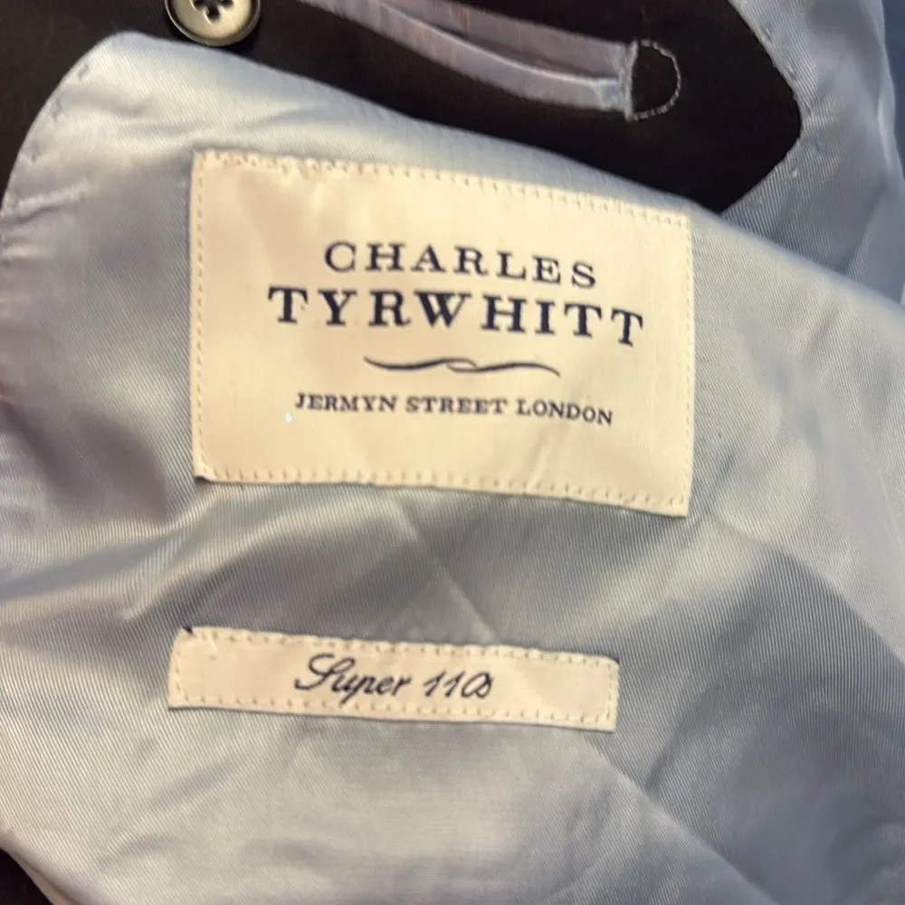 Charles TYRWHITT Spin‎ Fit Blazer Navy 46R NWT C38